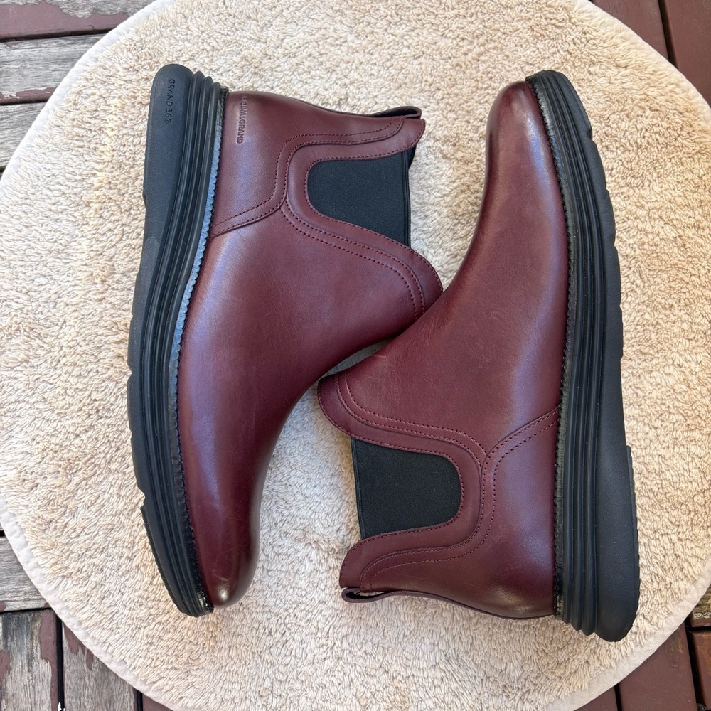 Cole Haan Men's Original Grand Ultra Men's Brown Leather Chelsea Boots sz 11W - Picture 2 of 8